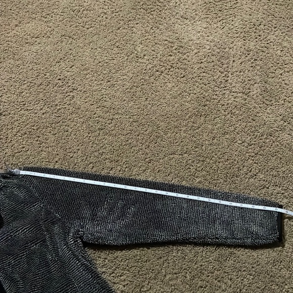 Faded Glory gray/black fleece zip jacket Sz Medium - Picture 12 of 15